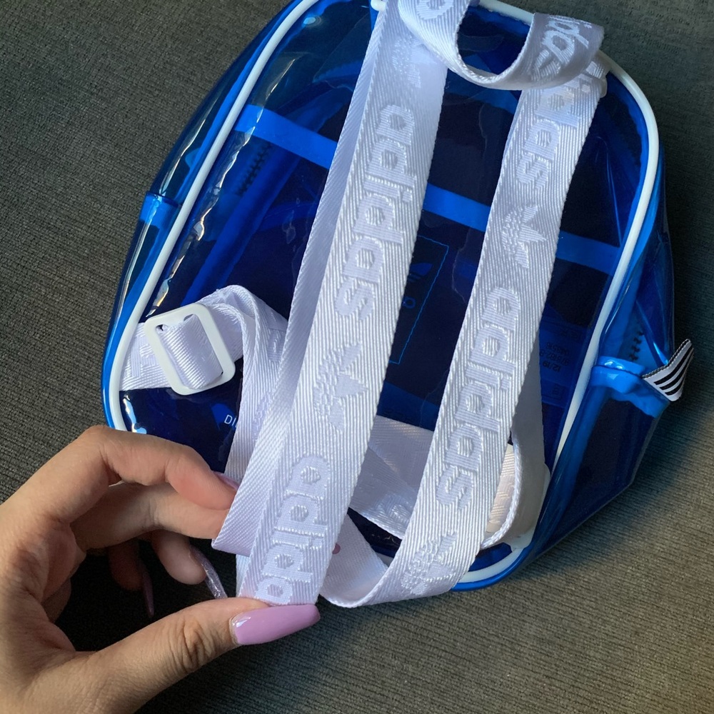*NWT* Mini Adidas Clear Backpack - Picture 7 of 7